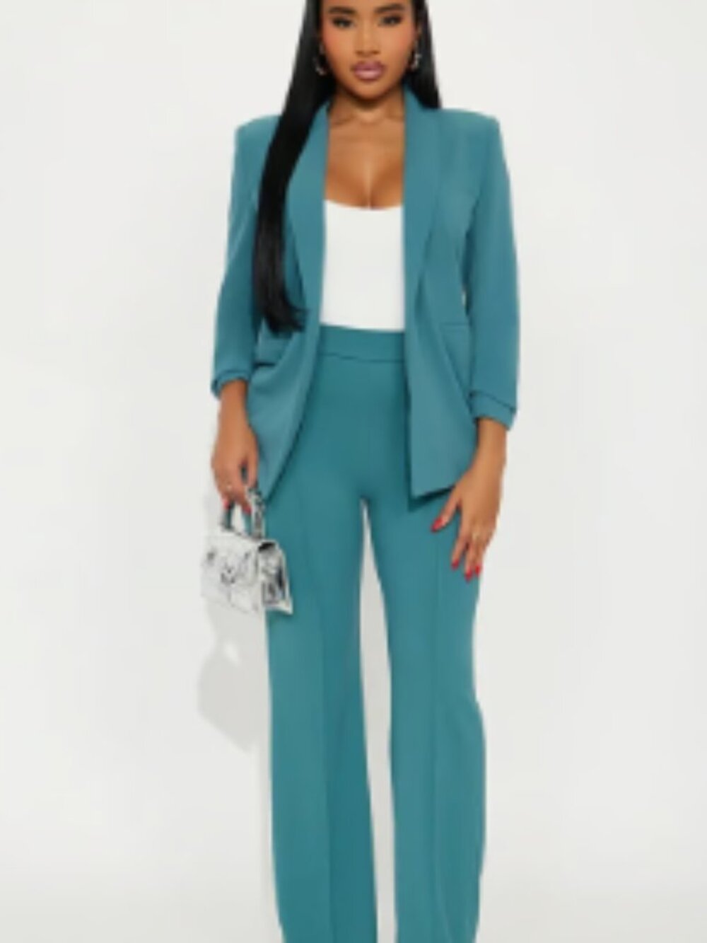 Blazer and Pants Suit Set